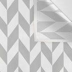Herringbone (Gray & White Pattern) Wall Tapestry Gallery Image 3