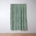 Art Deco Striped Arches Window Curtain Gallery Image 3