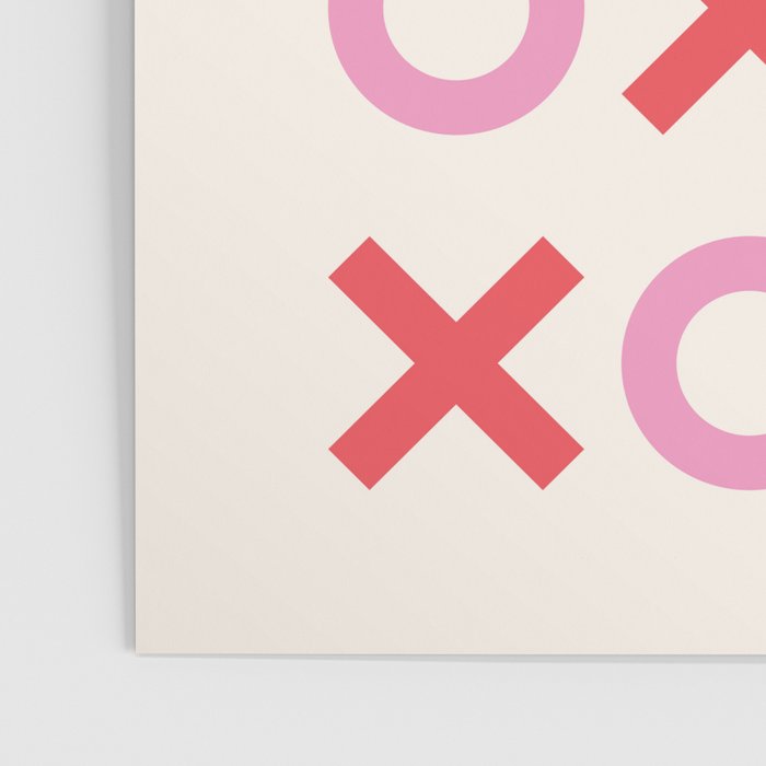 XOXO Pink Red Poster Gallery Image 3