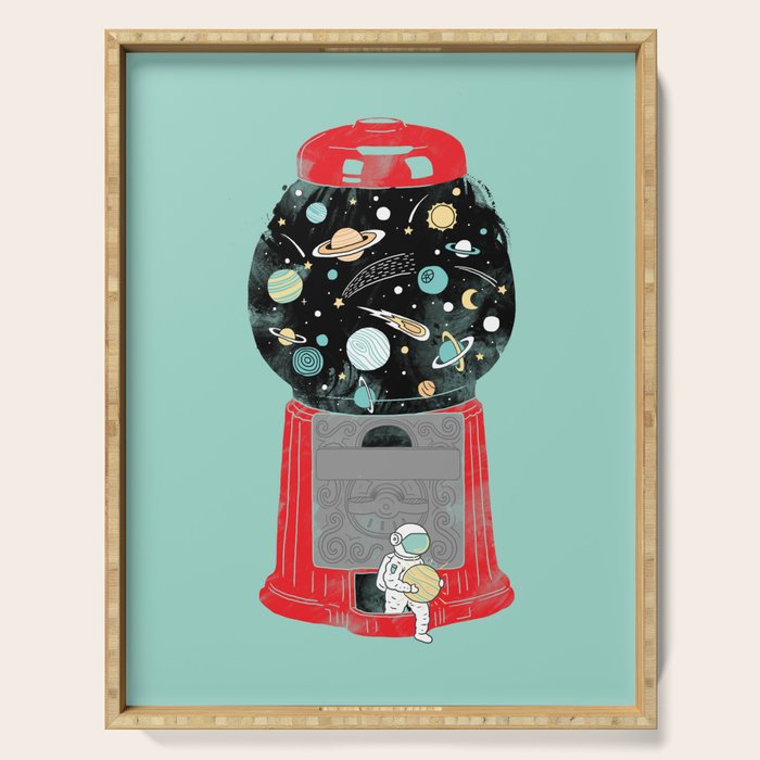 My childhood universe Serving Tray Gallery Image 1