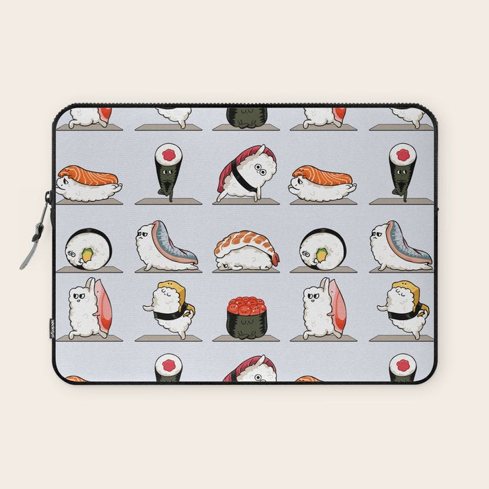 Sushi Yoga Laptop Sleeve Gallery Image 1