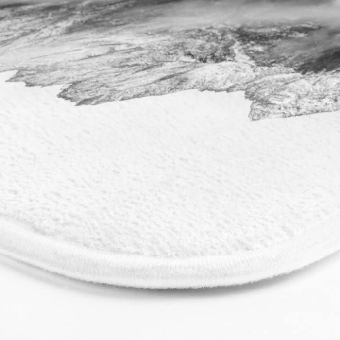 Peaks on the Mist Bath Mat Gallery Image 3