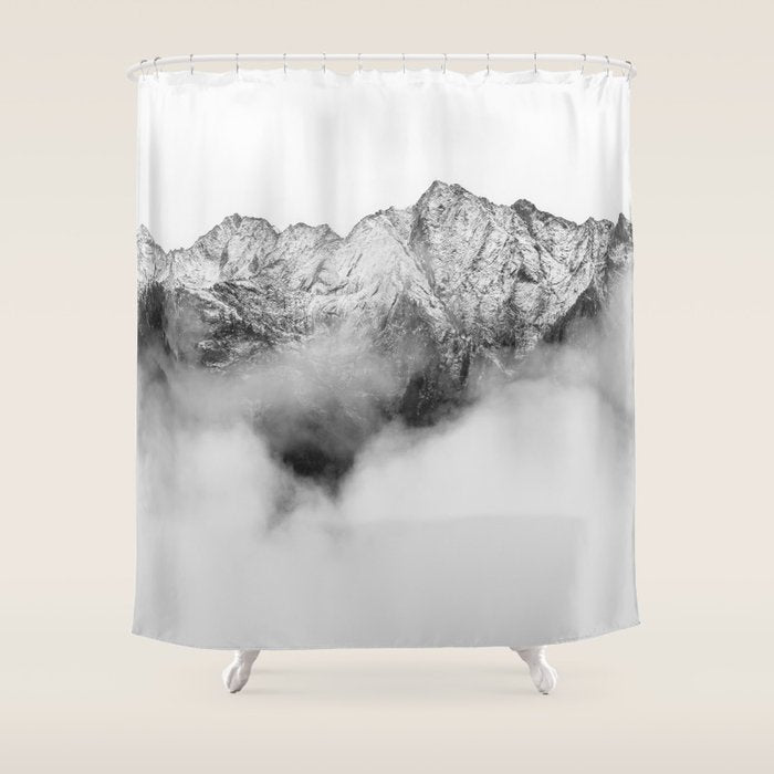 Peaks on the Mist Shower Curtain Gallery Image 1