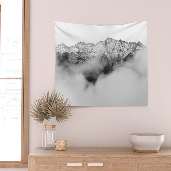 Peaks on the Mist Wall Tapestry Gallery Image 2