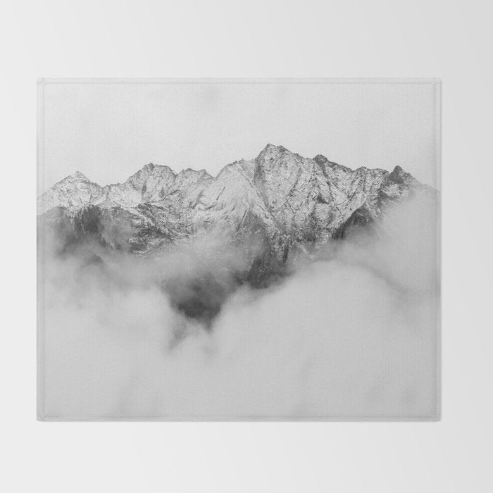 Peaks on the Mist Throw Blanket Gallery Image 2