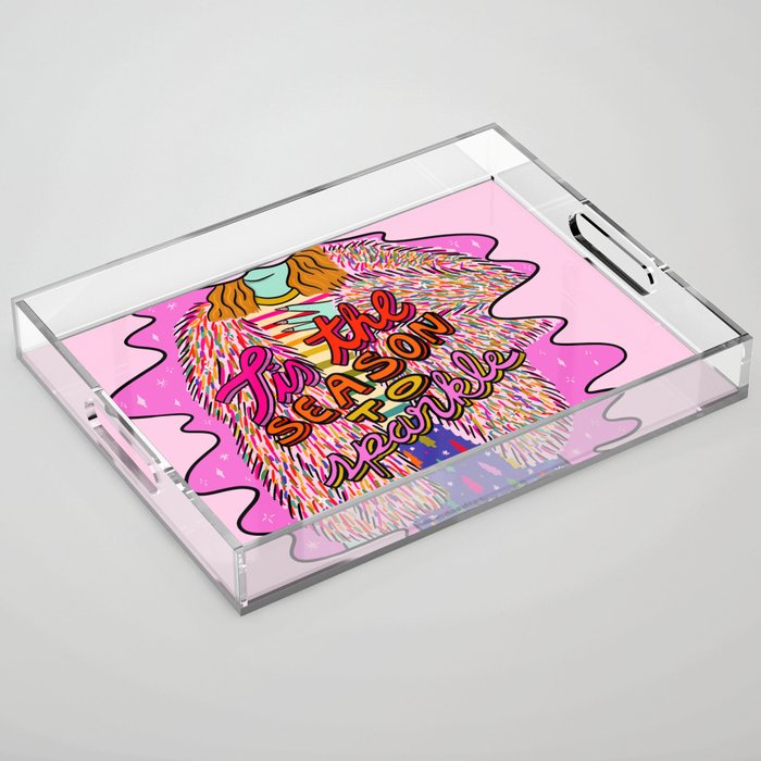 Tis the Season to Sparkle Acrylic Tray Gallery Image 1