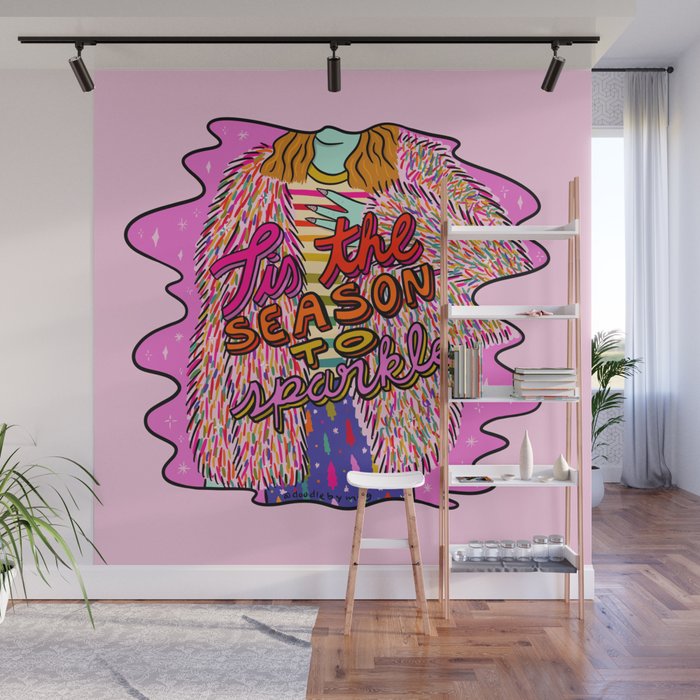 Tis the Season to Sparkle Wall Mural Gallery Image 1