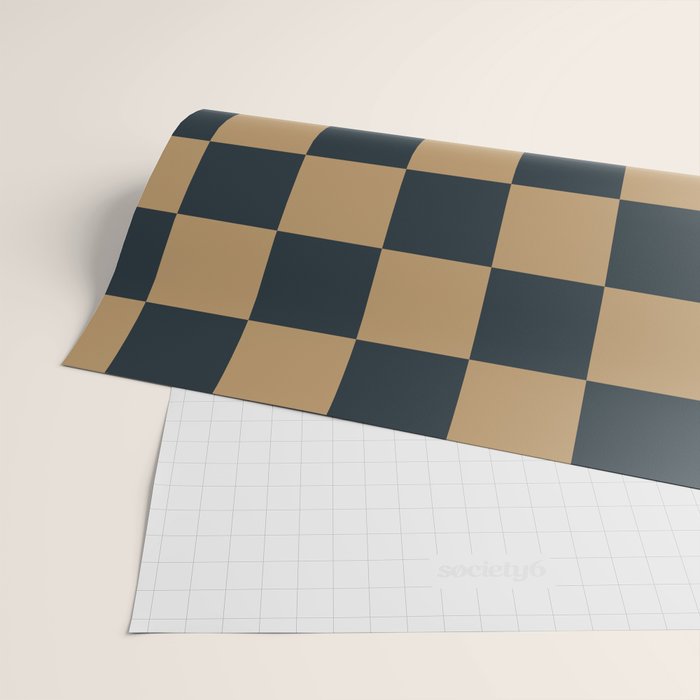 Mineral Dust x Wheatberry Mixed Checker Wrapping Paper Gallery Image 2