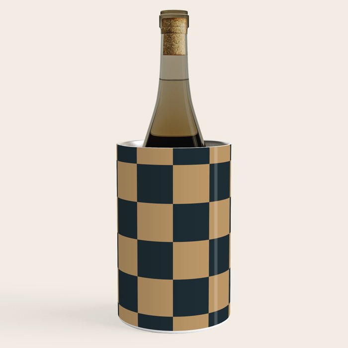 Mineral Dust x Wheatberry Mixed Checker Wine Chiller Gallery Image 1