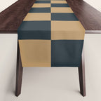 Mineral Dust x Wheatberry Mixed Checker Table Runner Gallery Image 1