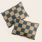 Mineral Dust x Wheatberry Mixed Checker Pillow Sham Gallery Image 3