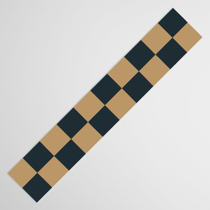 Mineral Dust x Wheatberry Mixed Checker Table Runner Gallery Image 3