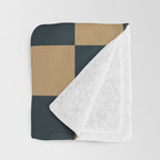 Mineral Dust x Wheatberry Mixed Checker Throw Blanket Gallery Image 3