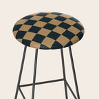 Mineral Dust x Wheatberry Mixed Checker Stool Gallery Image 2