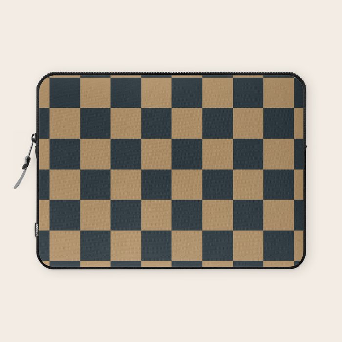 Mineral Dust x Wheatberry Mixed Checker Laptop Sleeve Gallery Image 1