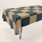Mineral Dust x Wheatberry Mixed Checker Tablecloth Gallery Image 1