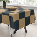 Mineral Dust x Wheatberry Mixed Checker Tablecloth Gallery Image 3