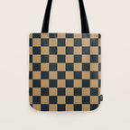 Mineral Dust x Wheatberry Mixed Checker Tote Bag Gallery Image 1
