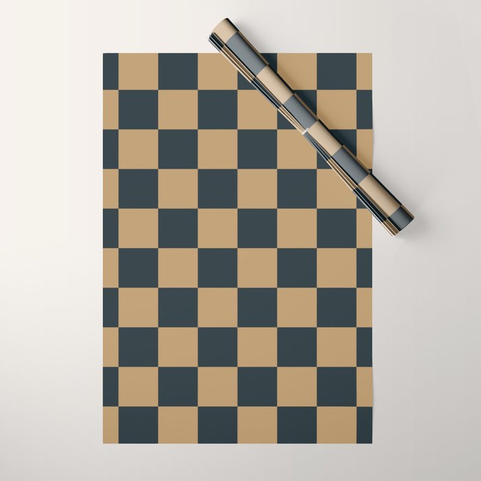 Mineral Dust x Wheatberry Mixed Checker Wrapping Paper Gallery Image 1