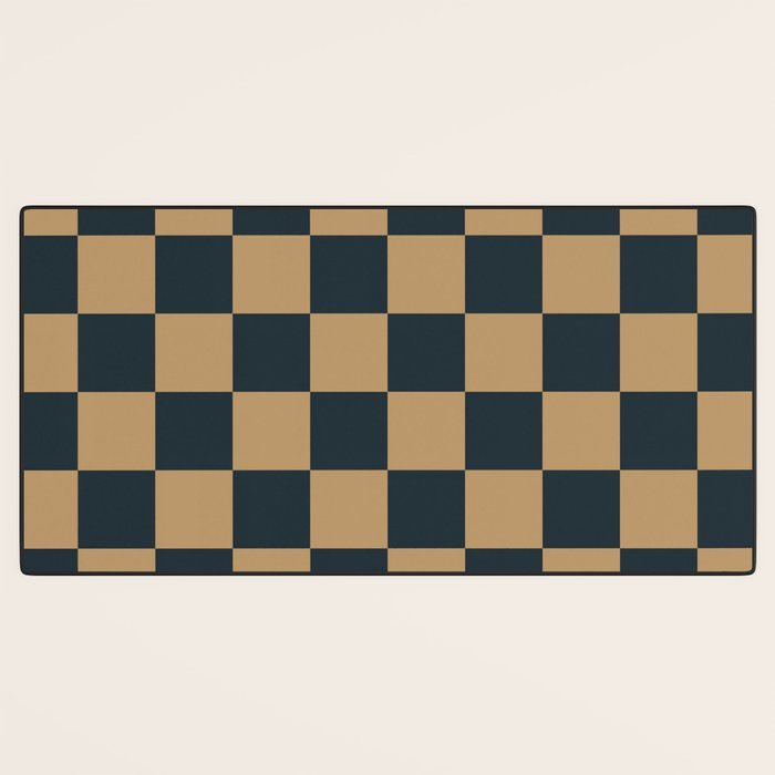 Mineral Dust x Wheatberry Mixed Checker Desk Mat Gallery Image 3