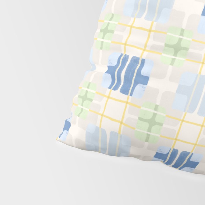 Geo handmade squares Pillow Sham Gallery Image 4