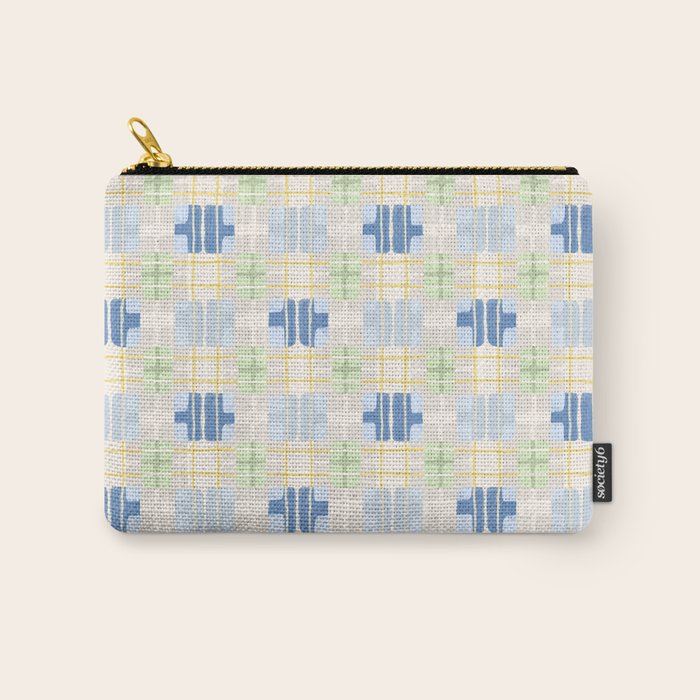 Geo handmade squares Carry All Pouch Gallery Image 1