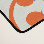 Summer vacation patchwork art pattern Desk Mat Gallery Image 4