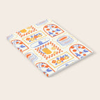 Summer vacation patchwork art pattern Notebook Gallery Image 2
