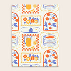 Summer vacation patchwork art pattern Notebook Gallery Image 4