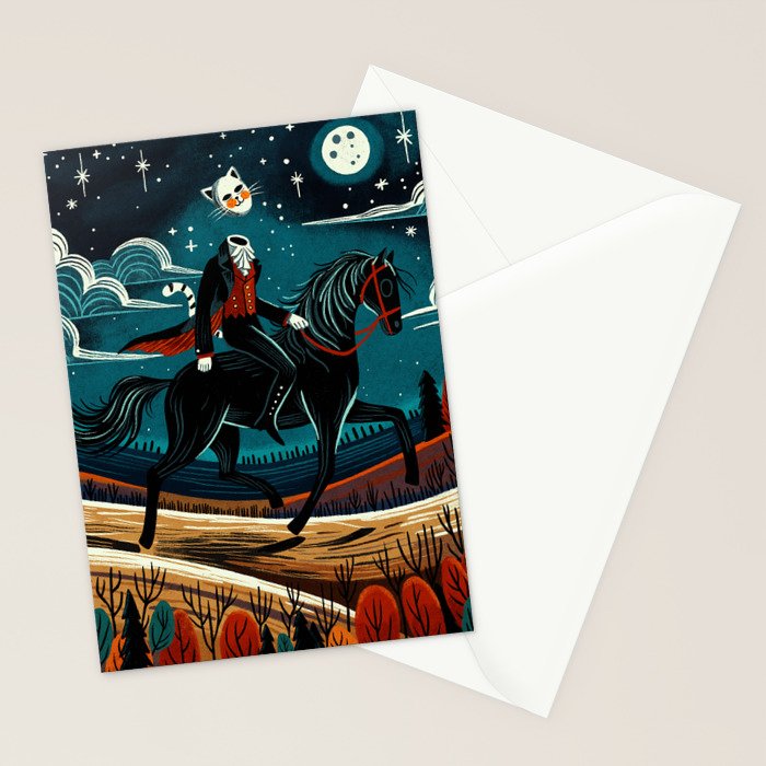 headless horsecat Stationery Card Gallery Image 2