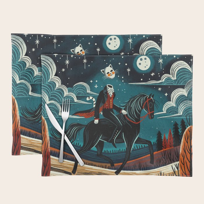 headless horsecat Placemat Gallery Image 1