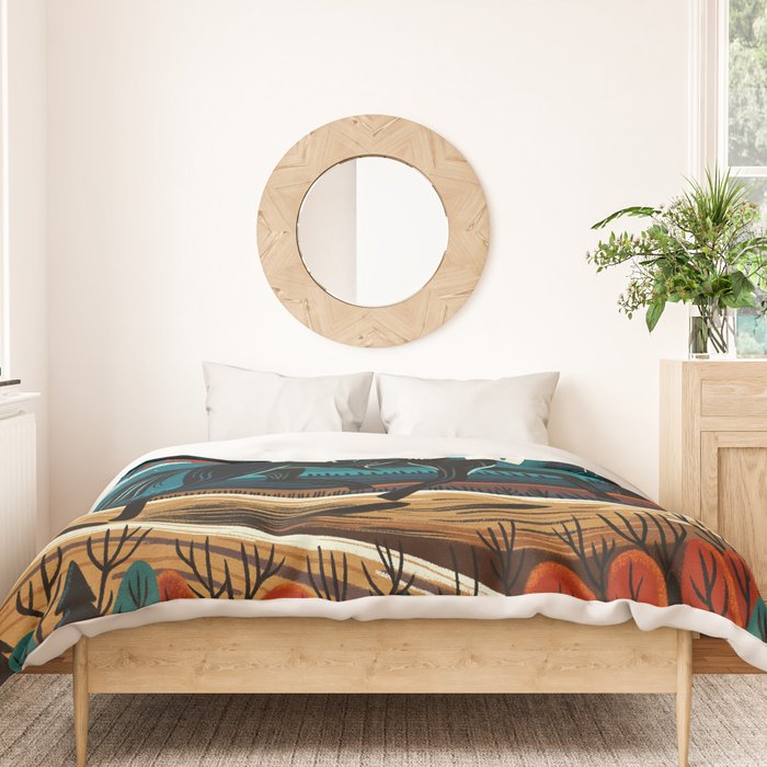 headless horsecat Duvet Cover Gallery Image 3