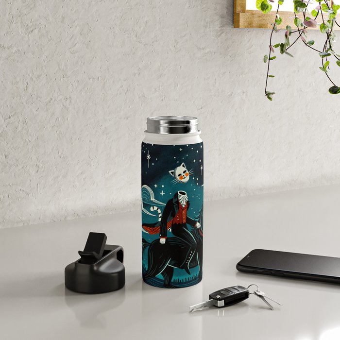 headless horsecat Water Bottle Gallery Image 4