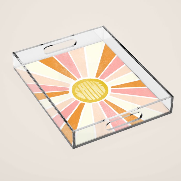 sundial shine Acrylic Tray Gallery Image 1