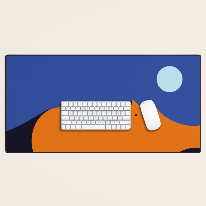 Cat Landscape 179: Lunar Mirage Desk Mat Gallery Image 1