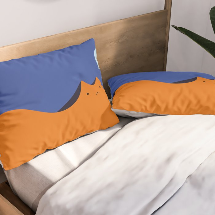 Cat Landscape 179: Lunar Mirage Pillow Sham Gallery Image 2
