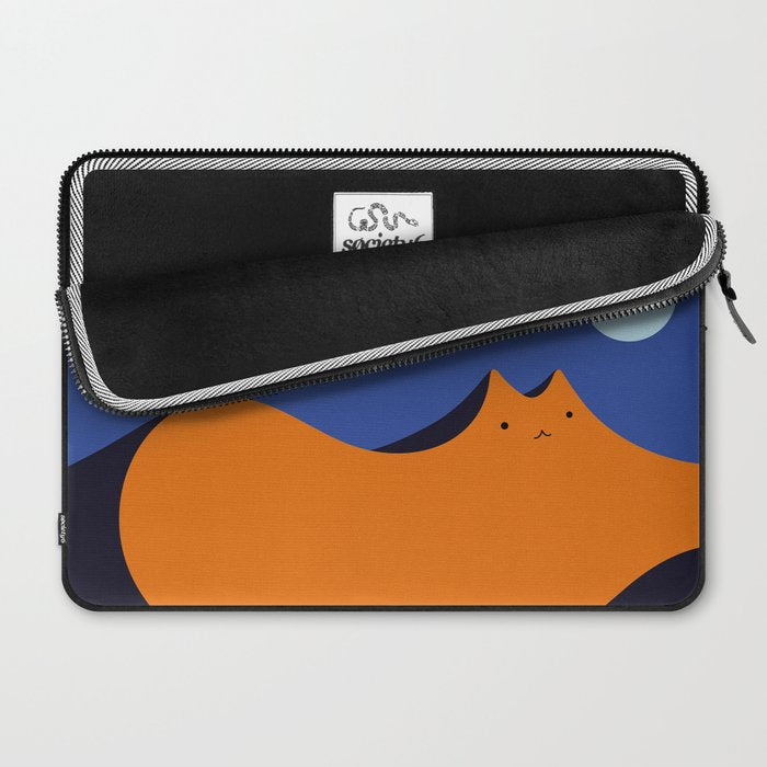Cat Landscape 179: Lunar Mirage Laptop Sleeve Gallery Image 2