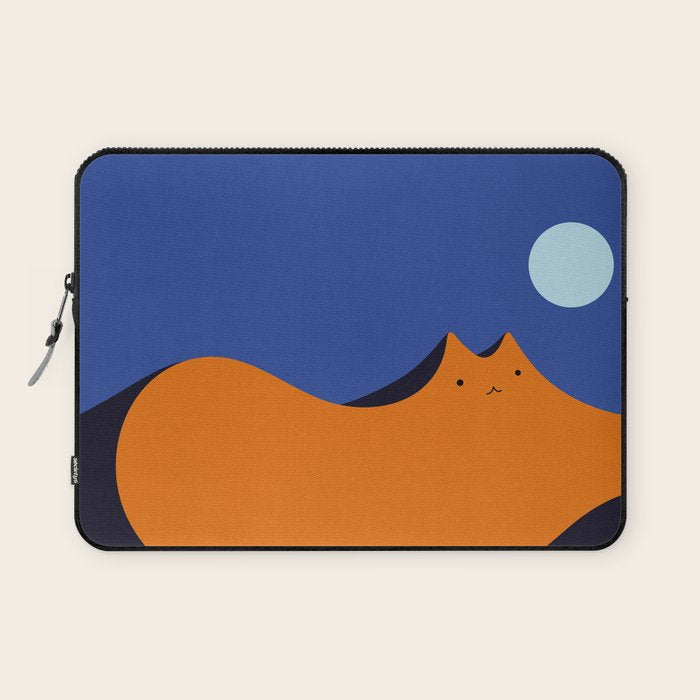 Cat Landscape 179: Lunar Mirage Laptop Sleeve Gallery Image 1