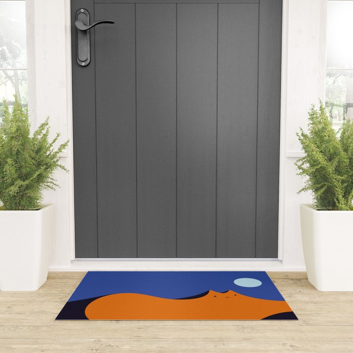 Cat Landscape 179: Lunar Mirage Welcome Mat Gallery Image 3