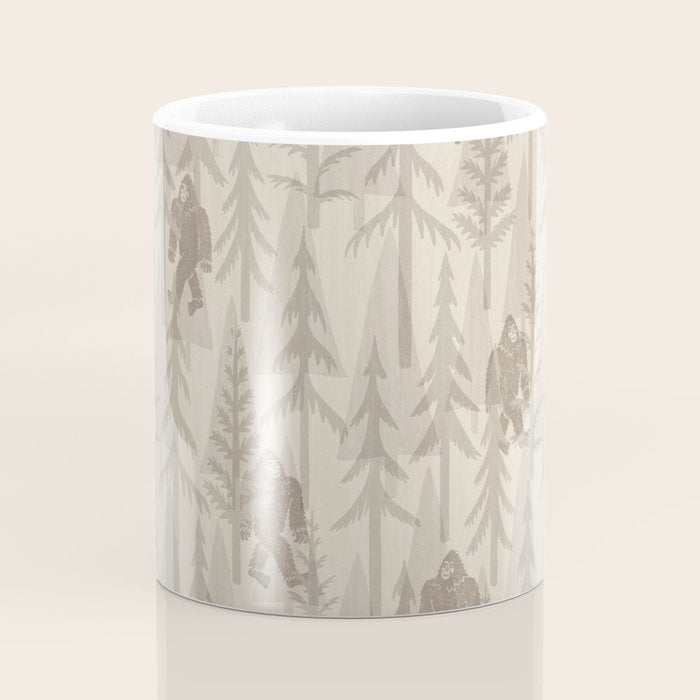 Subtle Sasquatch - Neutral Coffee Mug Gallery Image 4