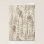 Subtle Sasquatch - Neutral Stationery Card Gallery Image 2
