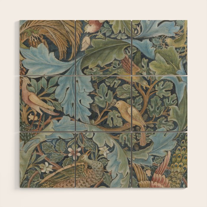William Morris Wood Wall Art Gallery Image 1