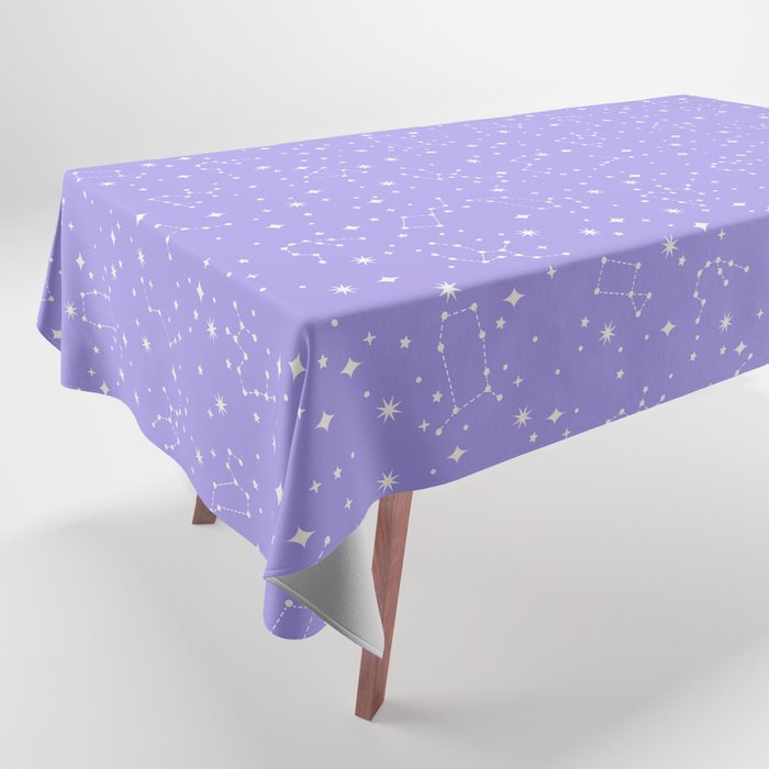 Purple Constellations Tablecloth Gallery Image 1