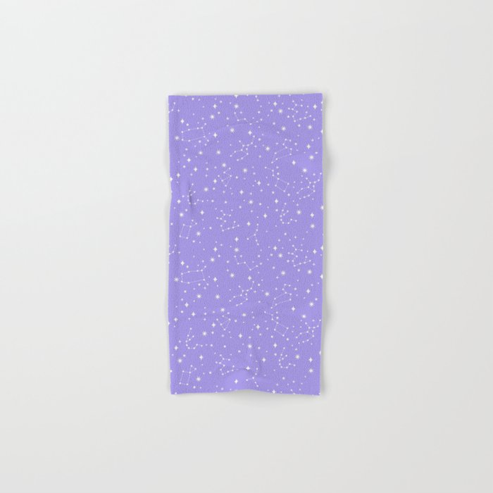 Purple Constellations Bath Towel Gallery Image 1