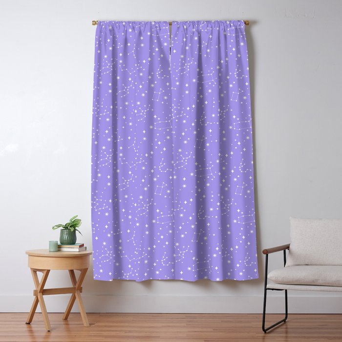 Purple Constellations Window Curtain Gallery Image 1