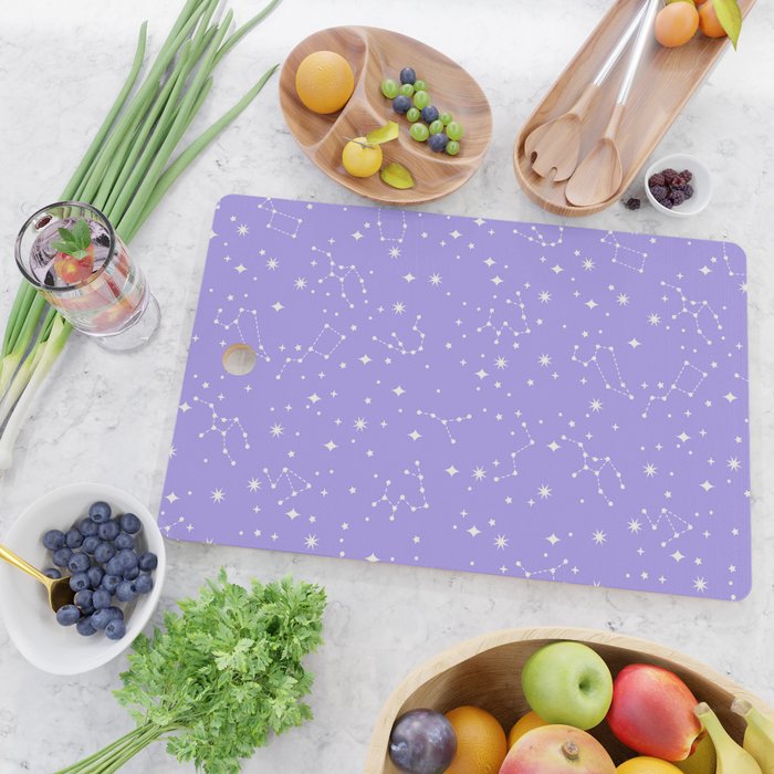 Purple Constellations Cutting Board Gallery Image 2