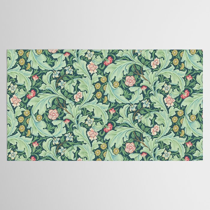 William Morris Leicester Dark Green Multi Tablecloth Gallery Image 2