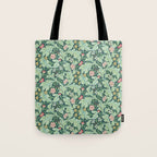 William Morris Leicester Dark Green Multi Tote Bag Gallery Image 1
