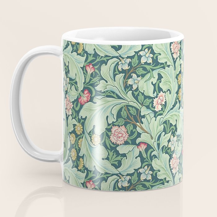 William Morris Leicester Dark Green Multi Coffee Mug Gallery Image 3