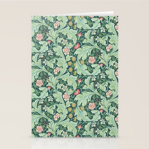 William Morris Leicester Dark Green Multi Stationery Card Gallery Image 2